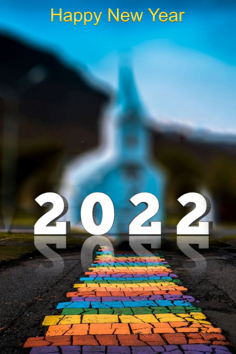 Happy New Year Background 2022 For Phtoshop Editing CB