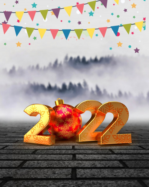 Happy New Year Editing Background 2022 Cb Picsart