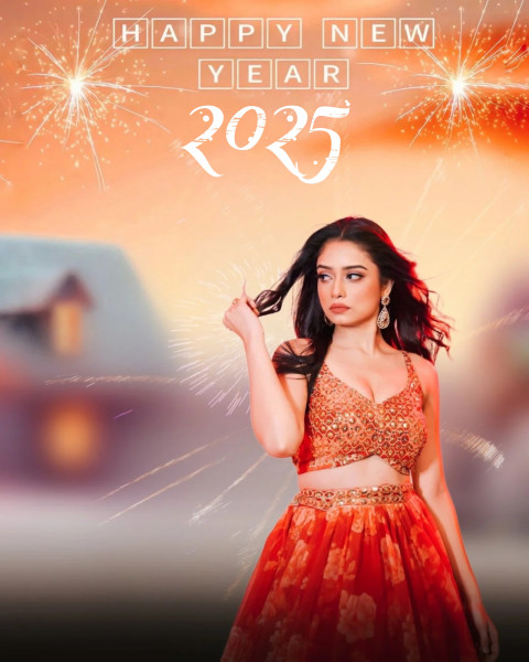 Happy New Year Editing Background Free Download 2025