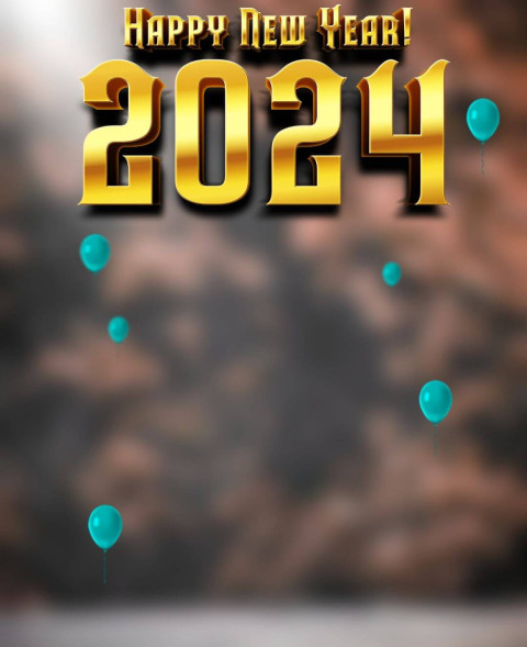 Happy New Year HD Editing Background 2024 Wallpapers Download