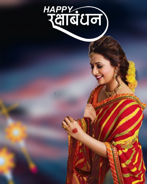 Happy Raksha Bandhan Editing Background Full HD