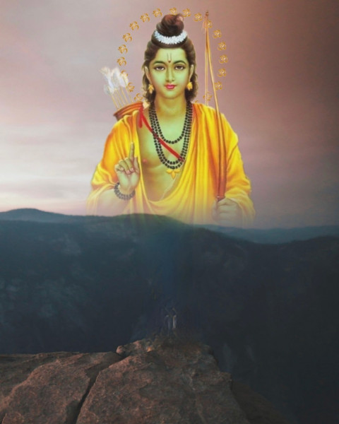 Happy Ram Navami Picsart Background Download Free