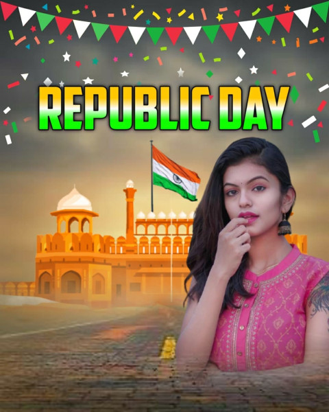 Happy Republic Day 26 January CB Background Free Stock Photos Editing