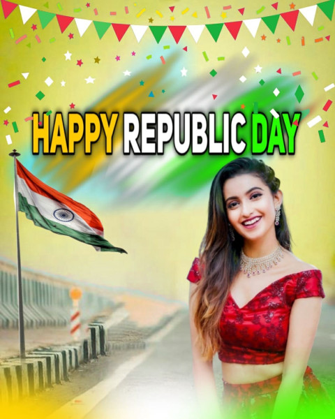 Happy Republic Day 26 January CB Full HD Girls Background Free
