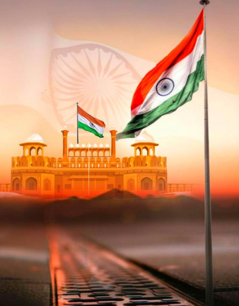 Happy Republic Day 26 Januray Cb Background For Picsart Editing Flag