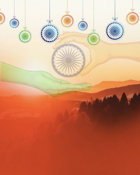 Happy Republic Day 26th January Background For Picsart Photo Editing