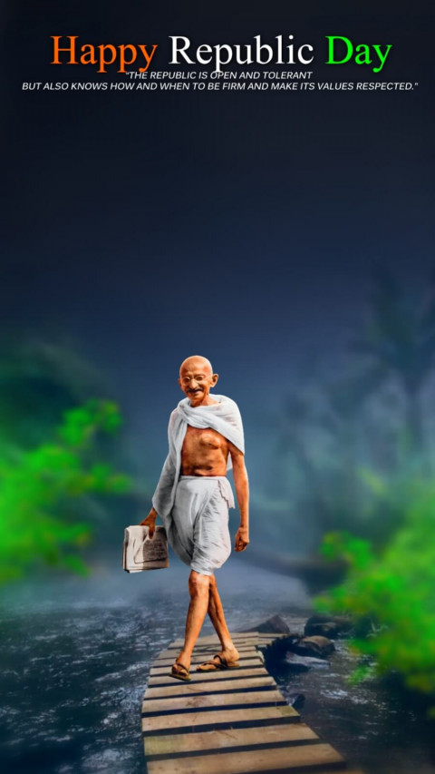 Happy Republic Day CB Background Download For Mobile Wallpaper