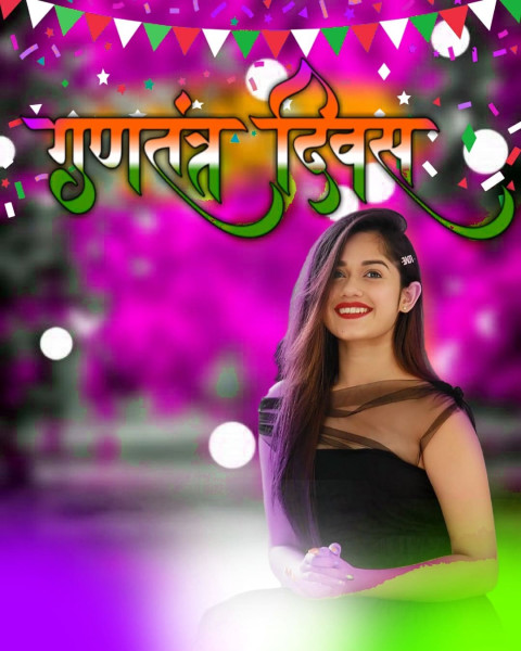 Happy Republic Day Editing Background With Girls Images