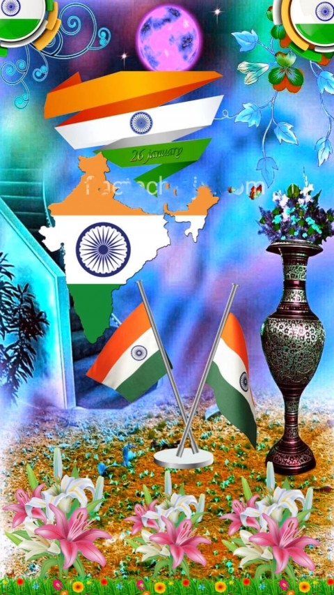 Happy Republic Day Mobile Wallpaper For WhatsApp Pics HD
