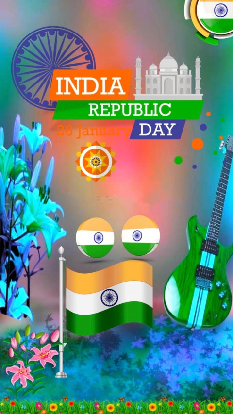 Happy Republic Day Mobile Wallpaper For WhatsApp Pictures
