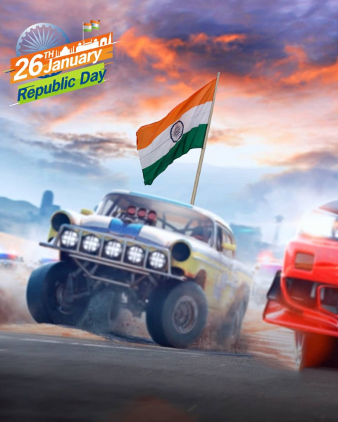 Happy Republic Day Photo Editing Background Wallpaper For Picsart Car