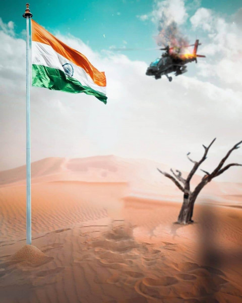 Happy Republic Day Photoshop Photo Editing Background Full HD