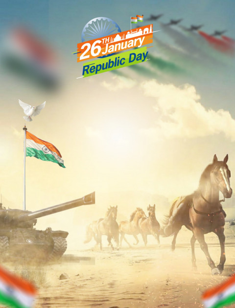 Happy Republic Day Picsart Editing Background