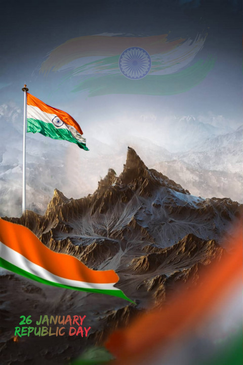 Happy Republic Day Picsart Editing Background Download