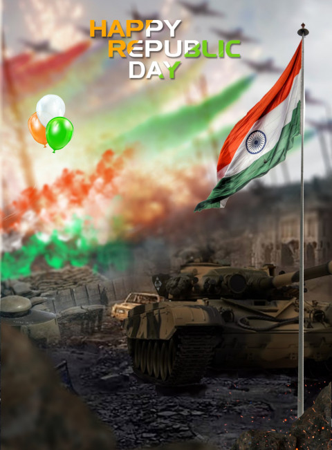 Happy Republic Day Picsart Editing Background New