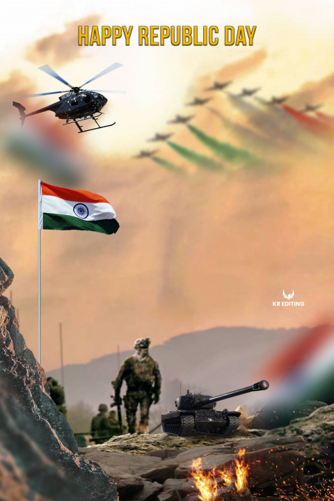 Happy Republic Day Picsart Photo Editing Background CB