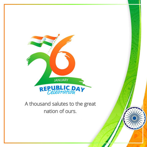 Happy Republic Day Wishes HD Images For WhatsApp Status Dp