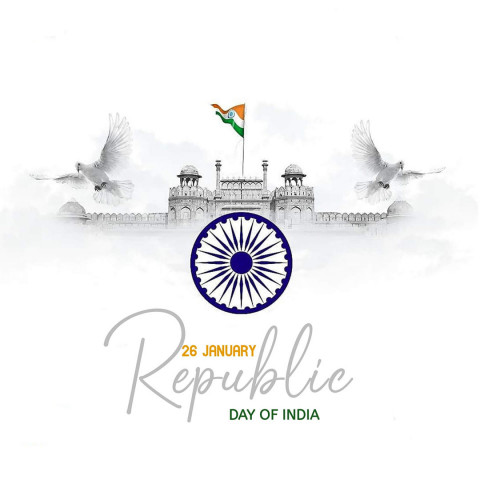 Happy Republic Day Wishes wallpaper Full HD For WhatsApp Status Dp