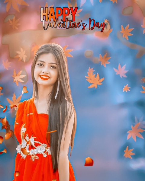 Happy Valentine Day HD Editing Background New