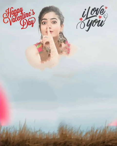 Happy Valentine's Day Editing Background For PicsArt With Girls