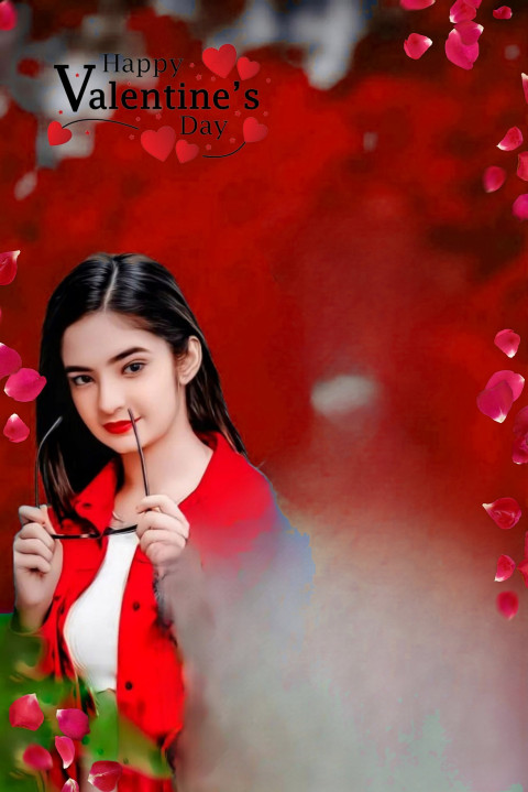 Happy Valentines Day HD Backgrounds Girl Images