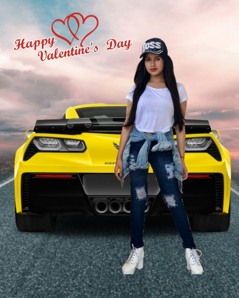 Happy Valentine's Day Love Editing Background HD For PicsArt
