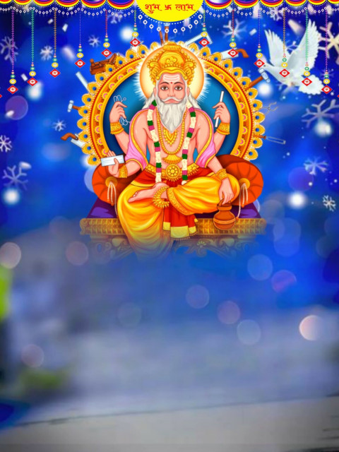Happy Vishwakarma Day Puja CB Snapseed Editing Background Download Free