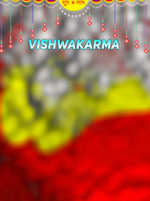 Happy Vishwakarma Puja CB Background Download For Photo Editing