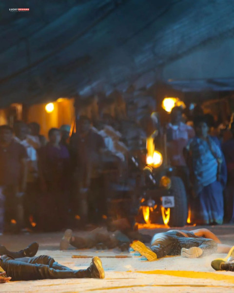 HD Poster Fire With People Wallpaper Free Editing Background