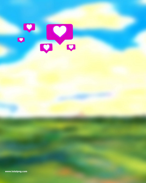 Heart Icon Creative Editing Background For CB PicsArt