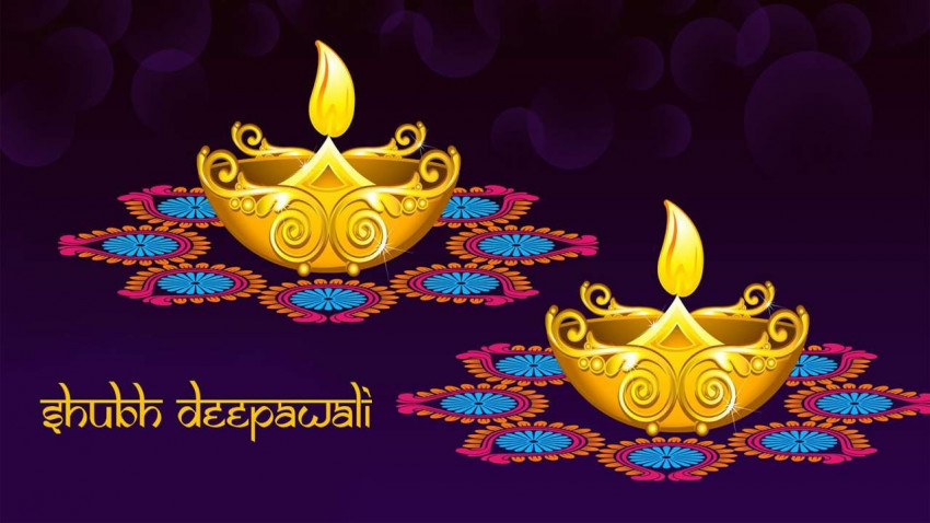 Hindu Festival Happy Diwali Wishes Wallpaper HD
