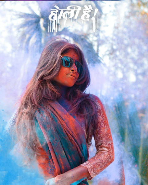 Holi Background Download For CB Picsart Photo Editing Girl