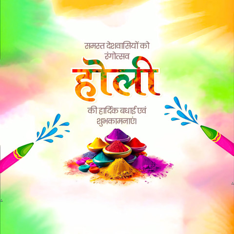 Holi Banner Design Background Hd Image