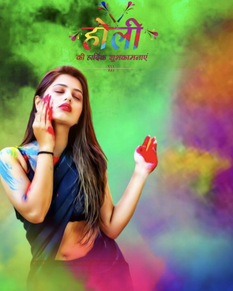 Holi CB Picsart Editing Background With Girls Ultra HD
