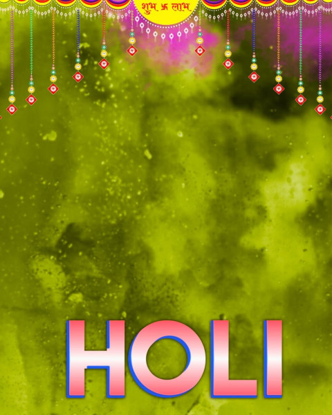 Holi Festival Photo Editing Background For CB Full HD