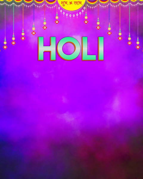 Holi Festival Photo Editing Background For CB Pic