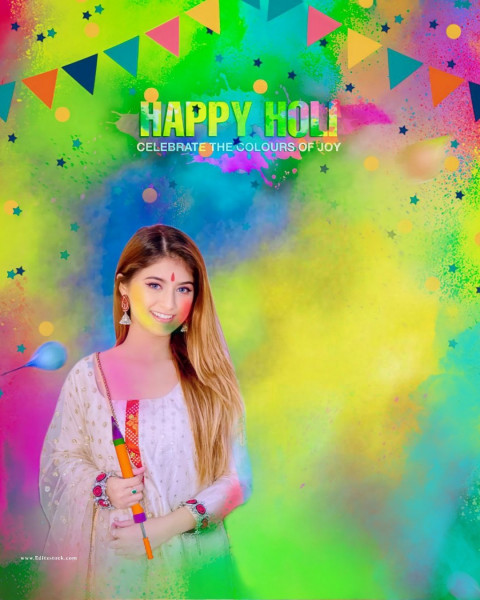 Holi Photo Editing Background With Hot Girls Full HD