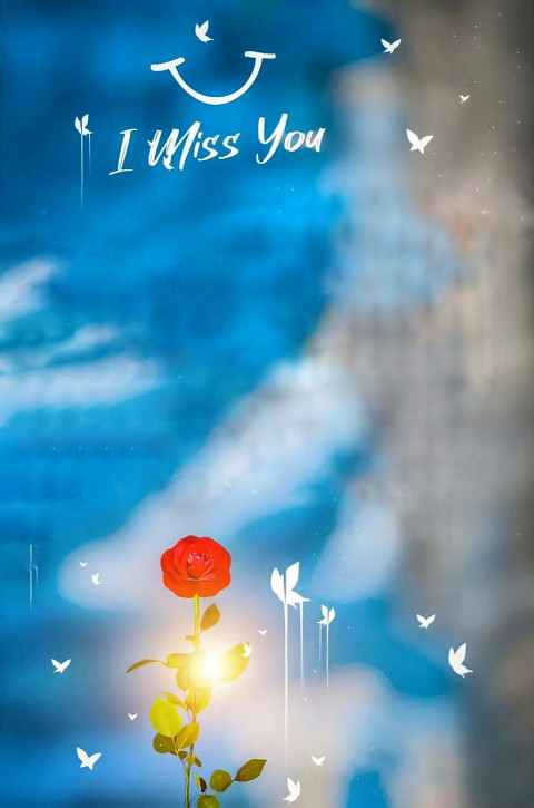 I Miss You PicsArt Background New Download For Editing