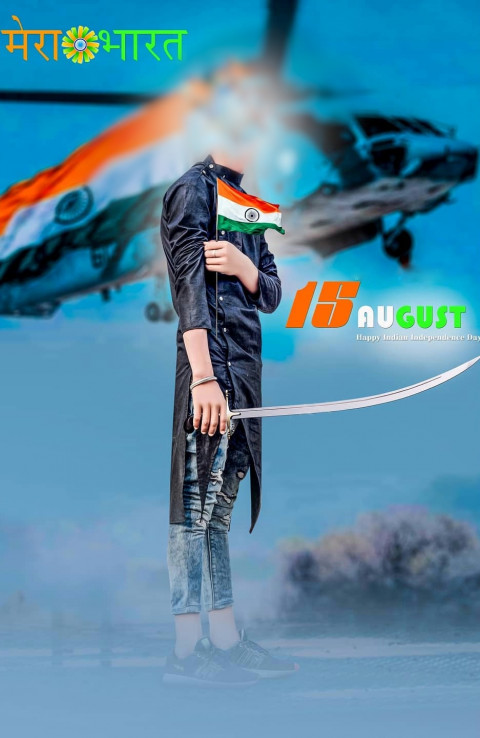 Independence Day 15 August Editing Background HD Without Head