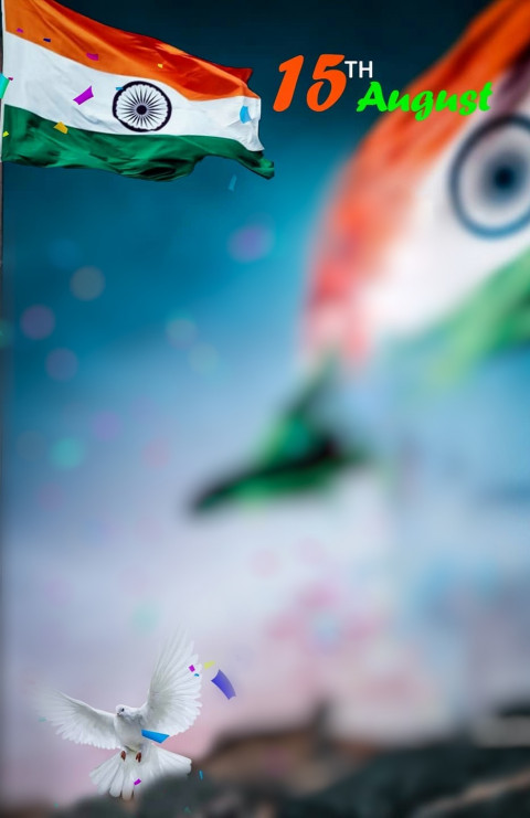 Independence Day 15 August Editing Background New Tiranga