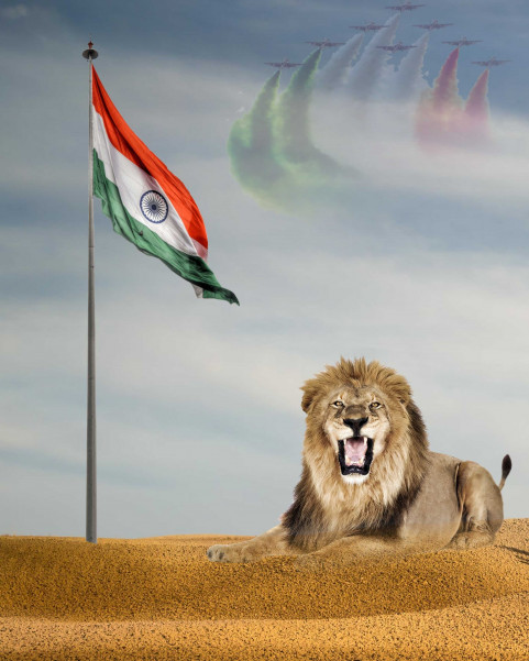 Independence Day Background For Photo Editing