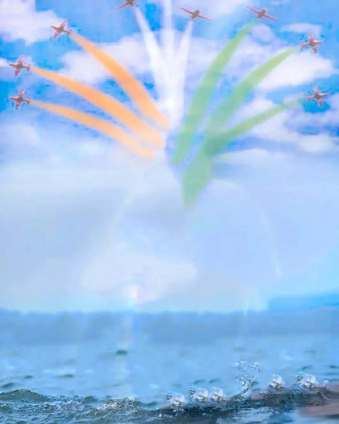 Independence Day Sky Flag New Background Download HD