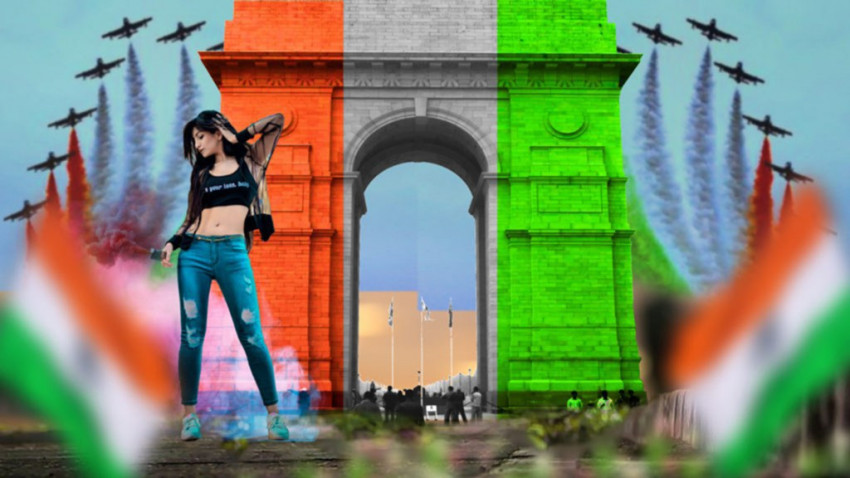 India Get 15 August Background For Picsart Editing
