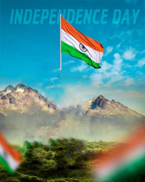Indian Flag 15August Editing Background HD For CB Picsart Photo