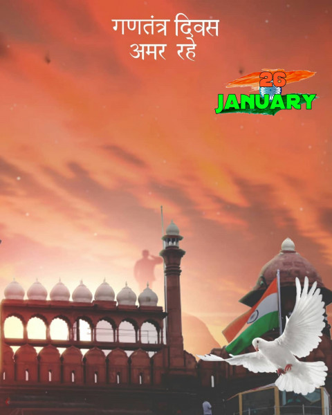 Indian Flag 26 January Background Picsart CB Edit