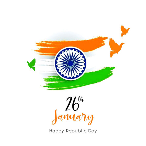 Indian Flag Republic Day Wishes Pic for WhatsApp Status & Dp