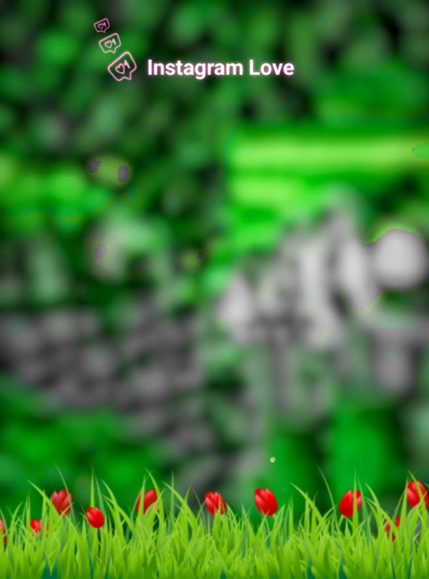 Instagram love CB Editing Green Nature Background