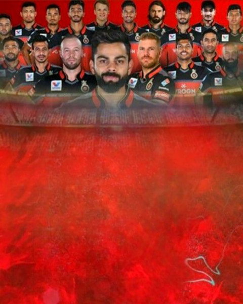 IPL RCB Team Photo Editing CB Background For Photoshop
