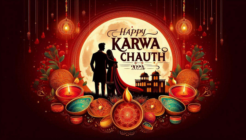 Karwa Chauth greeting cards and wallpapers for free download