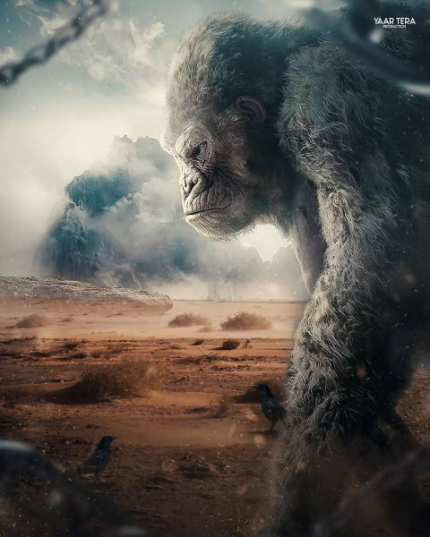 Kingkong Poster Background HD For Picsart